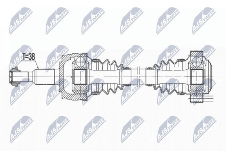 ПОЛУОСЬ NTY NPW-VW-176