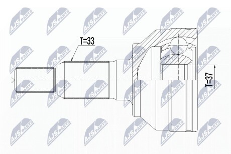 ШАРНИР РАВНЫХ УГЛОВЫХ СКОРОСТЕЙ NTY NPZ-CH-024