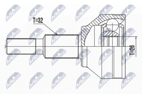 Шрус наружный 26*32 Dodge Journey NTY NPZCH031