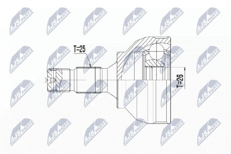 ШАРНИР РАВНЫХ УГЛОВЫХ СКОРОСТЕЙ NTY NPZ-CT-022