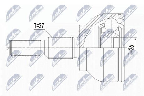 ШАРНИР РАВНЫХ УГЛОВЫХ СКОРОСТЕЙ NTY NPZ-FR-044