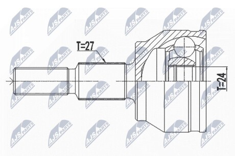 ШАРНИР РАВНЫХ УГЛОВЫХ СКОРОСТЕЙ NTY NPZ-FR-057