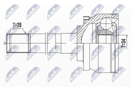 ШАРНИР РАВНЫХ УГЛОВЫХ СКОРОСТЕЙ NTY NPZ-HY-511