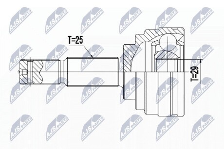 ШАРНИР РАВНЫХ УГЛОВЫХ СКОРОСТЕЙ NTY NPZ-NS-093