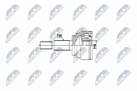 ШАРНИР РАВНЫХ УГЛОВЫХ СКОРОСТЕЙ NTY NPZ-RE-056