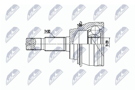 ШАРНИР РАВНЫХ УГЛОВЫХ СКОРОСТЕЙ NTY NPZ-TY-102