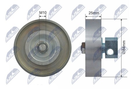 РОЛИК РУЧЕЙКОВОГО РЕМНЯ NTY RNK-NS-042