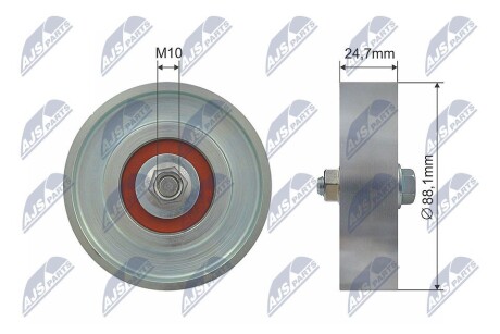 РОЛИК НАТЯЖИТЕЛЯ NTY RNK-TY-006