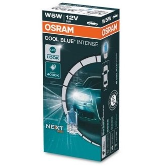 Лампа COOL BLUE® INTENSE (Next Gen) 12V W5W 5W W2.1x9.5d OSRAM 2825CBN