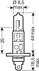 Автомобільна лампа OSRAM 4050300504544