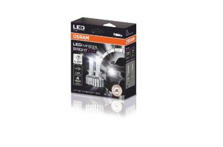 Комплект автоламп LED H1 12V 13W 6000K P14.5S OSRAM 64150DWBRT-2HFB