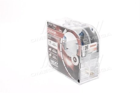 Лампа фарна H3 12V 55W PК22s NIGHT BREAKER LASER next generation (+150) компл. OSRAM 64151NL-HCB