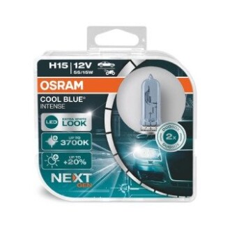 ЛАМПА H15 55/15W 12V PGJ23T-1 CBI NEXT GEN OSRAM 64176CBNHCB