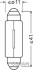 ЛАМПА 24V 5W SV8.5-8 FS STANDARD (41 мм) OSRAM 6424 (фото 1)