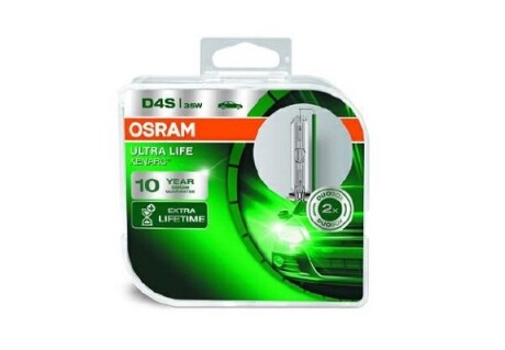 ЛАМПА D4S 42V 35W P32d-5 DUO XENARC ULTRA LIFE OSRAM 66440ULTHCB (фото 1)