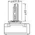 ЛАМПА D5S 25W 12V PK32D-7 XENARC OSRAM 66540 (фото 3)