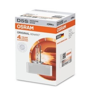 Автолампа допоміжного світла ксеноновая D5S 12V 25W 4400K OSRAM 66540