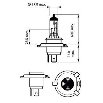 Автомобiльна лампа PHILIPS 36189630