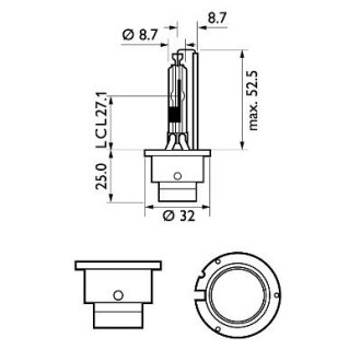 Автолампа ксенонова PHILIPS 36479833