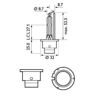 Автолампа ксенонова PHILIPS 36485933