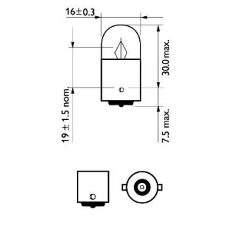 Автомобiльна лампа PHILIPS 38208230