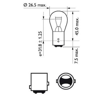 Автомобiльна лампа PHILIPS 48159773