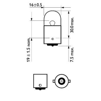 Автомобiльна лампа PHILIPS 48341673