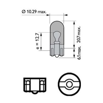 Автомобiльна лампа PHILIPS 53002428