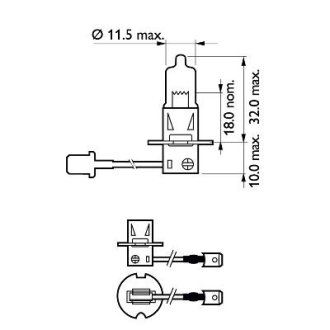 Автомобiльна лампа PHILIPS 77704130