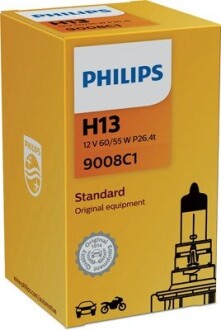 Автолампа галогенова 60/55W PHILIPS 9008 C1