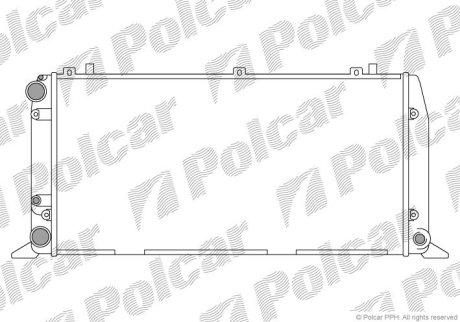 Радіатор охолодження POLCAR 130808A3