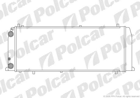 Радіатор охолодження POLCAR 131508A4