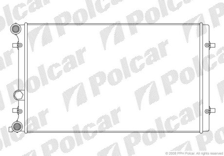 Радіатор охолодження POLCAR 132308-1 (фото 1)