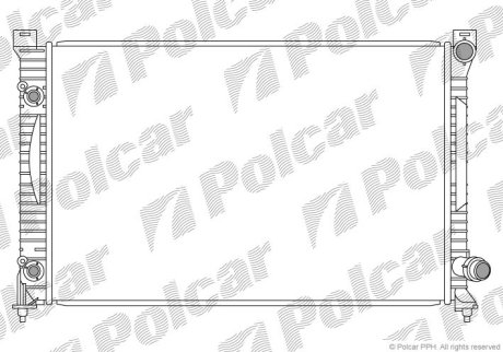 Радіатор охолодження POLCAR 132708-3