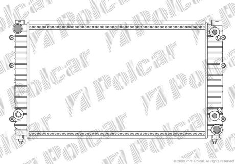 Радіатор охолодження POLCAR 132808-3 (фото 1)