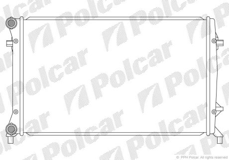 Радіатор охолодження POLCAR 133108-5