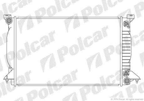 Радіатор охолодження POLCAR 133508-2
