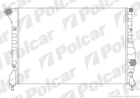 Радіатор охолодження POLCAR 140408A2