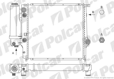 Радіатор охолодження POLCAR 200708-5