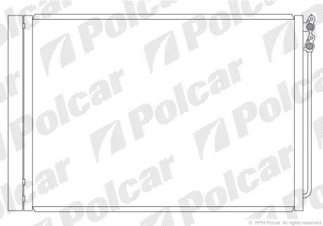 Радіатор кондиціонера POLCAR 2025K8C1S