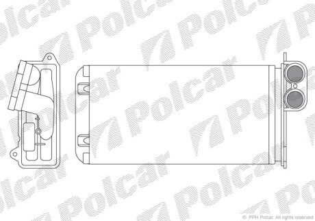 Радіатори обігріву POLCAR 2308N8-1