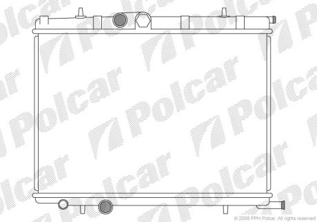 Радіатор охолодження POLCAR 232708-3