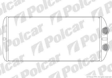 Радіатор обігріву POLCAR 2329N83X