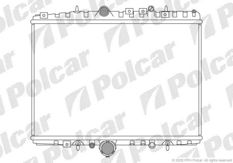 Радіатор охолодження POLCAR 233208-6