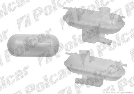 Бачок компенсаційний Citroen Berlingo 1.9D 98- POLCAR 2350ZB-2 (фото 1)