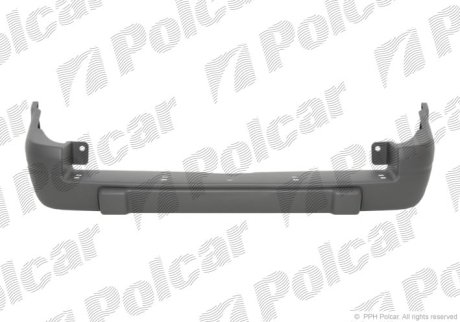 Бампер задній POLCAR 240596-1