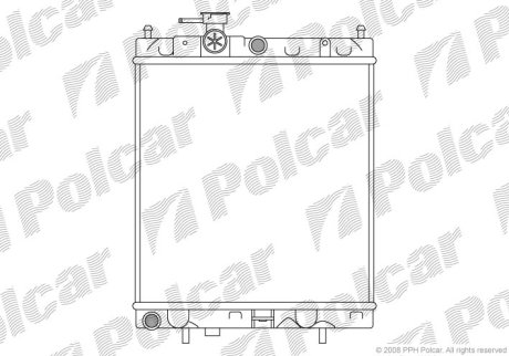 Радіатор охолодження POLCAR 270508-1