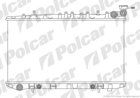 Радіатор охолодження POLCAR 272808-0