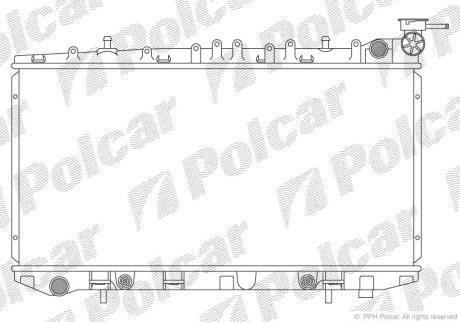 Радіатор охолодження POLCAR 273108-2