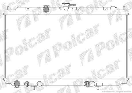 Радіатор охолодження POLCAR 273408-1